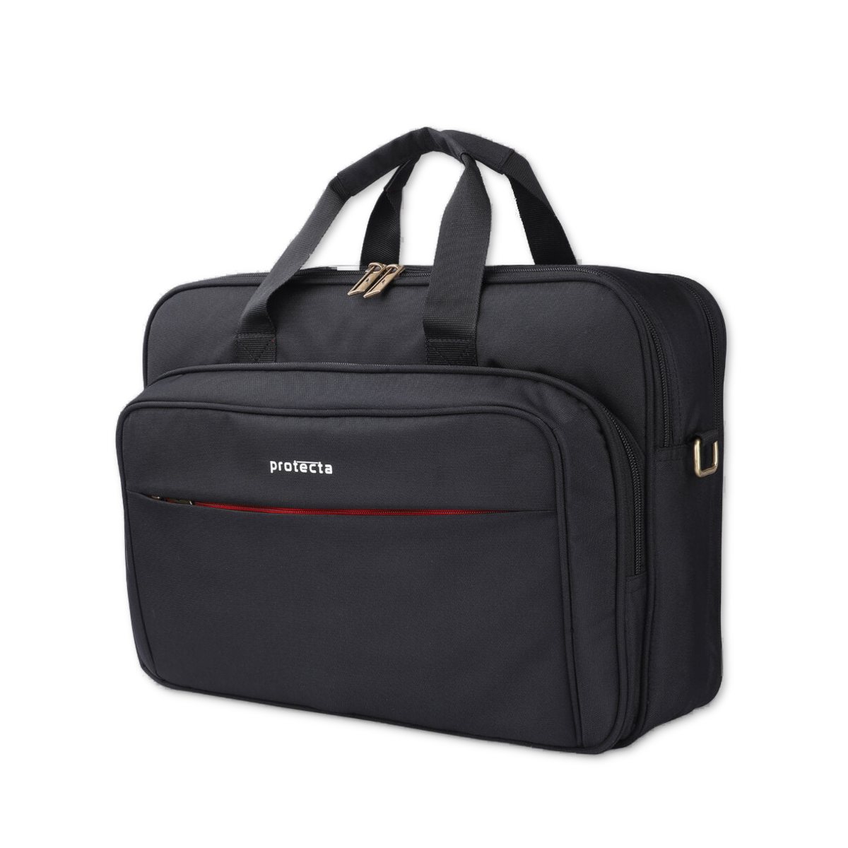 Black-Red, Protecta Staunch Ally Travel & Offfice Laptop Bag-2
