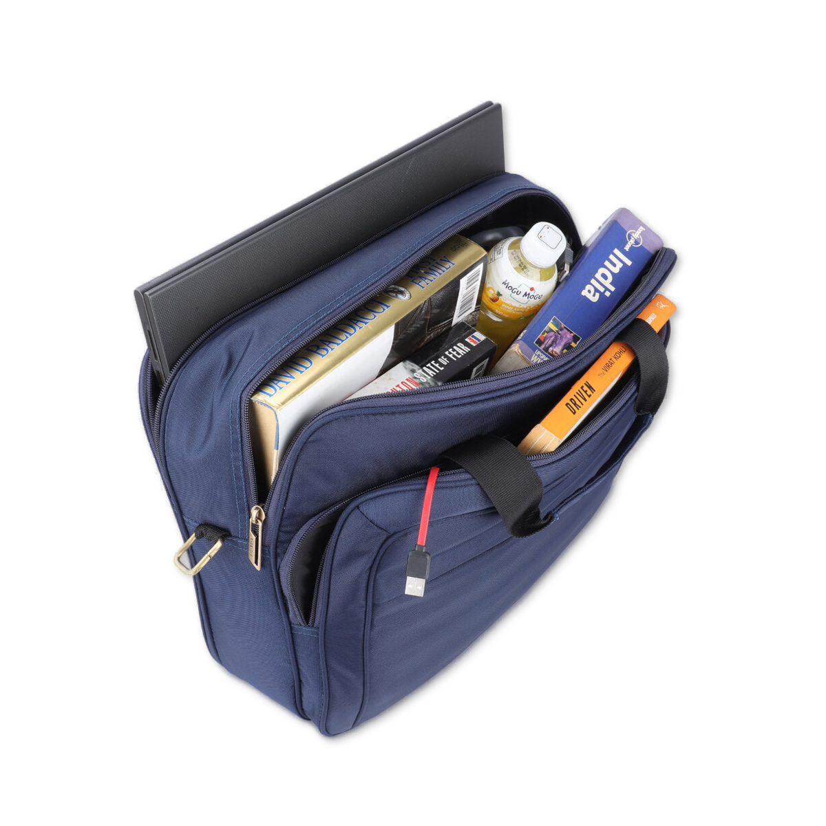 Navy-Blue, Protecta Staunch Ally Travel & Offfice Laptop Bag-5