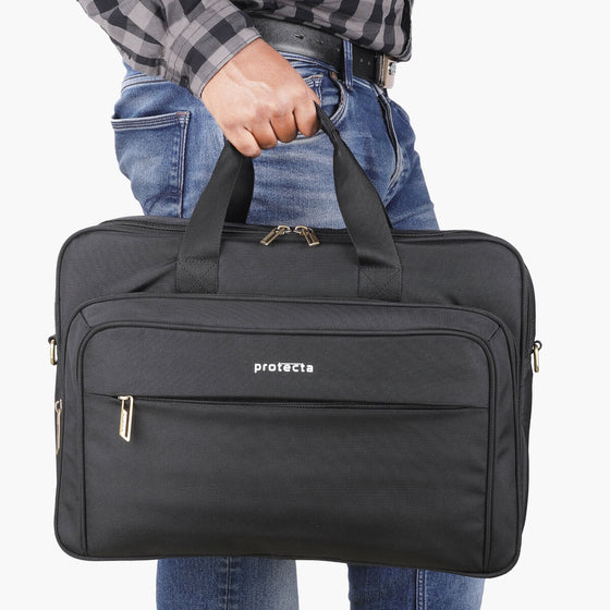 Black, Protecta Staunch Ally Travel & Offfice Laptop Bag-8