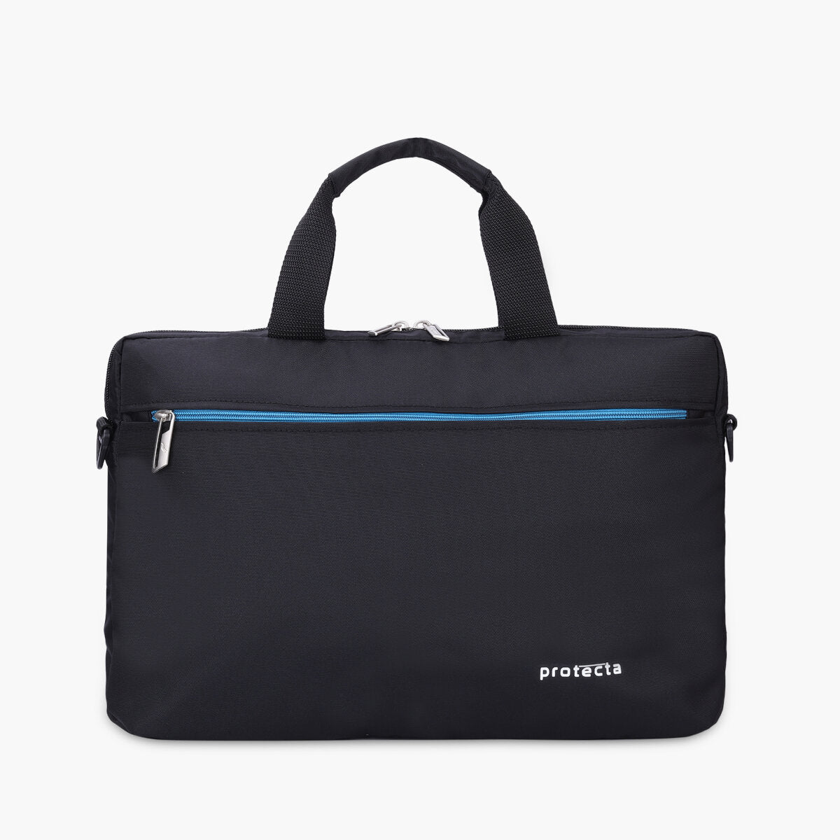 Black-Blue | Protecta Staunch Ally Lite Slim Office Laptop Bag-Main