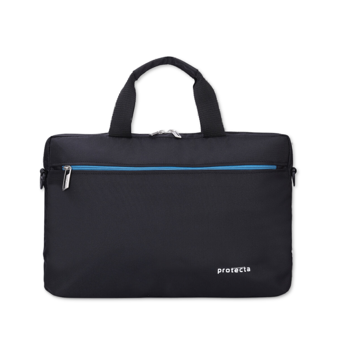Black-Blue | Protecta Staunch Ally Lite Slim Office Laptop Bag-Main