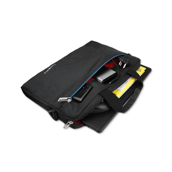 Black-Blue | Protecta Staunch Ally Lite Slim Office Laptop Bag-2