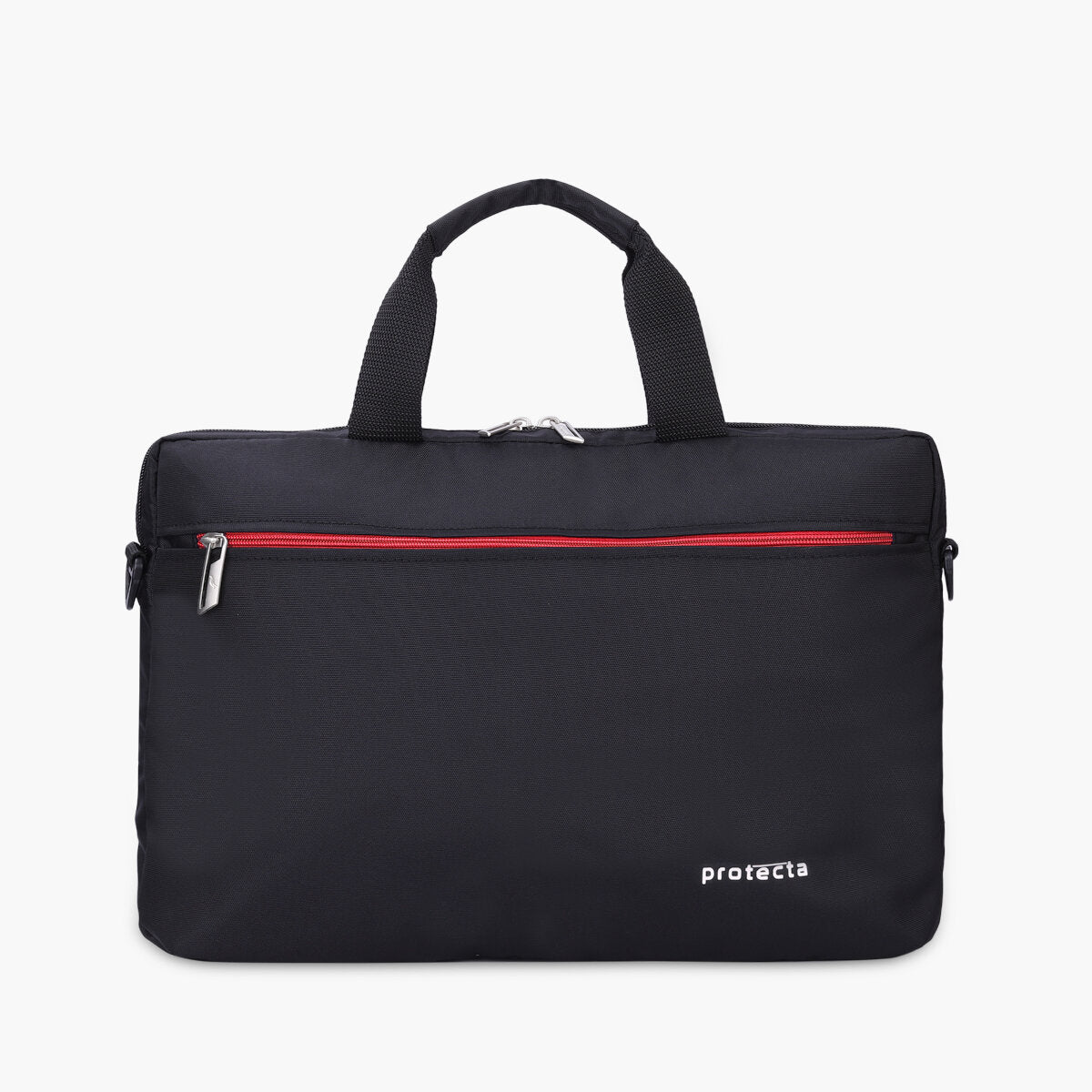Black-Red | Protecta Staunch Ally Lite Slim Office Laptop Bag-Main