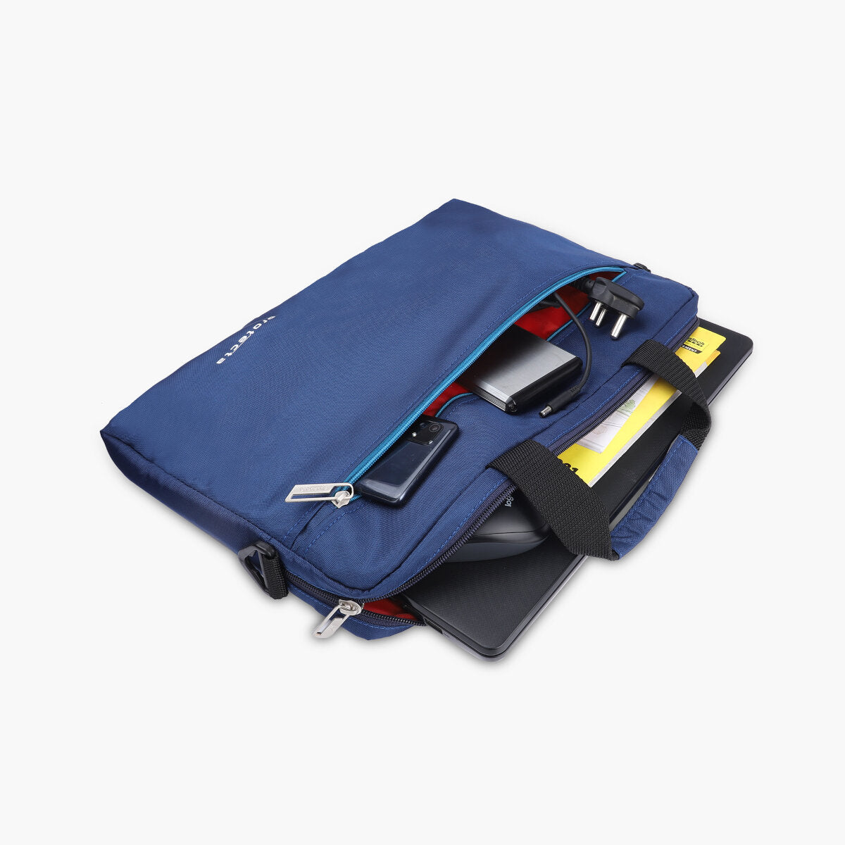 Navy-Blue | Protecta Staunch Ally Lite Slim Office Laptop Bag-1