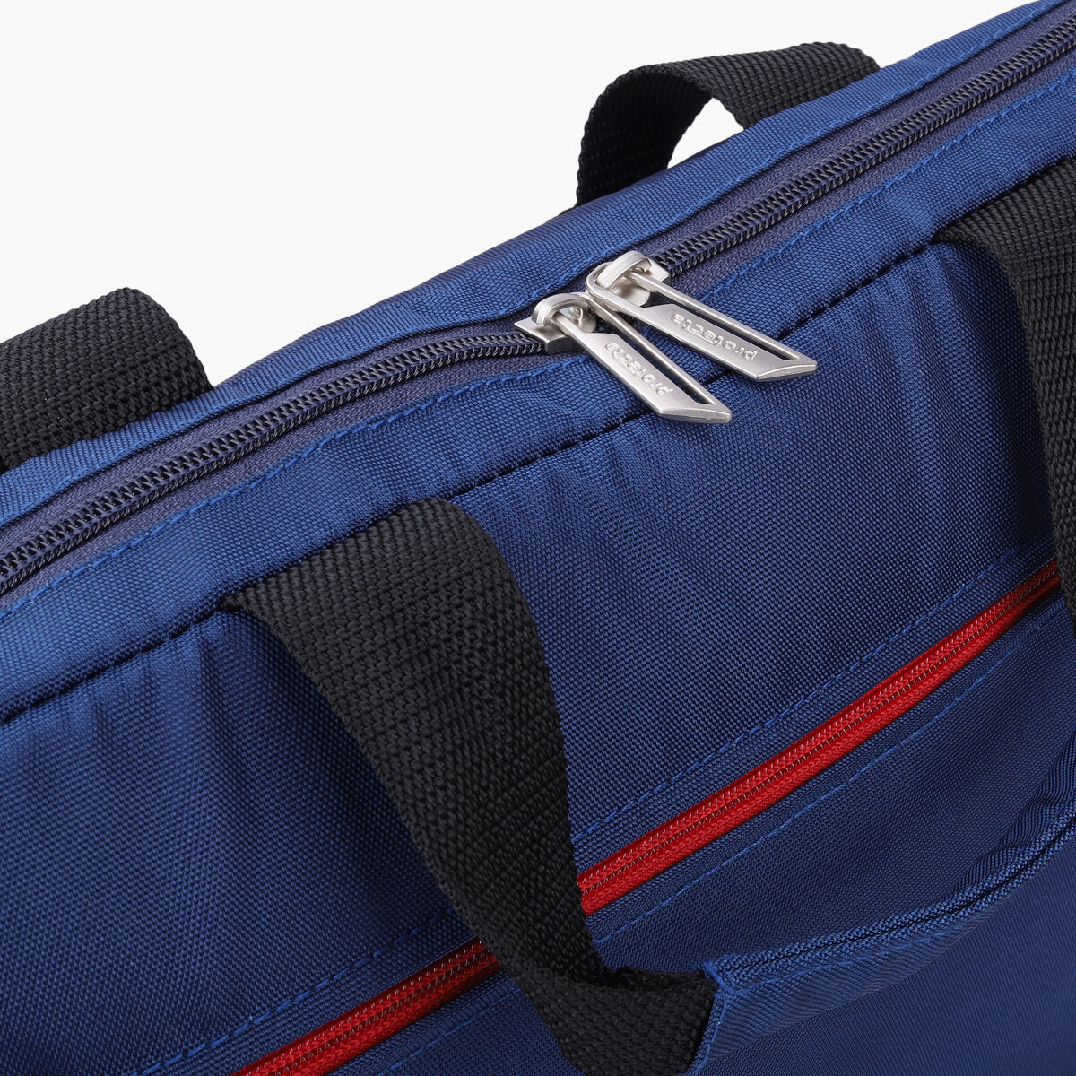 Navy-Red | Protecta Staunch Ally Lite Slim Office Laptop Bag-9