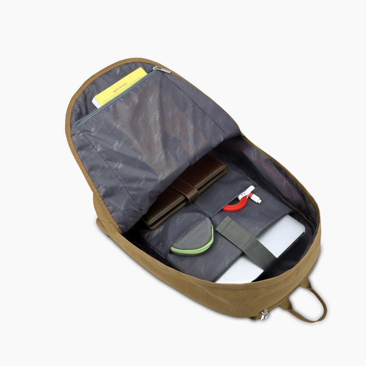 Beige | Protecta Steady Progress Laptop Backpack - 2