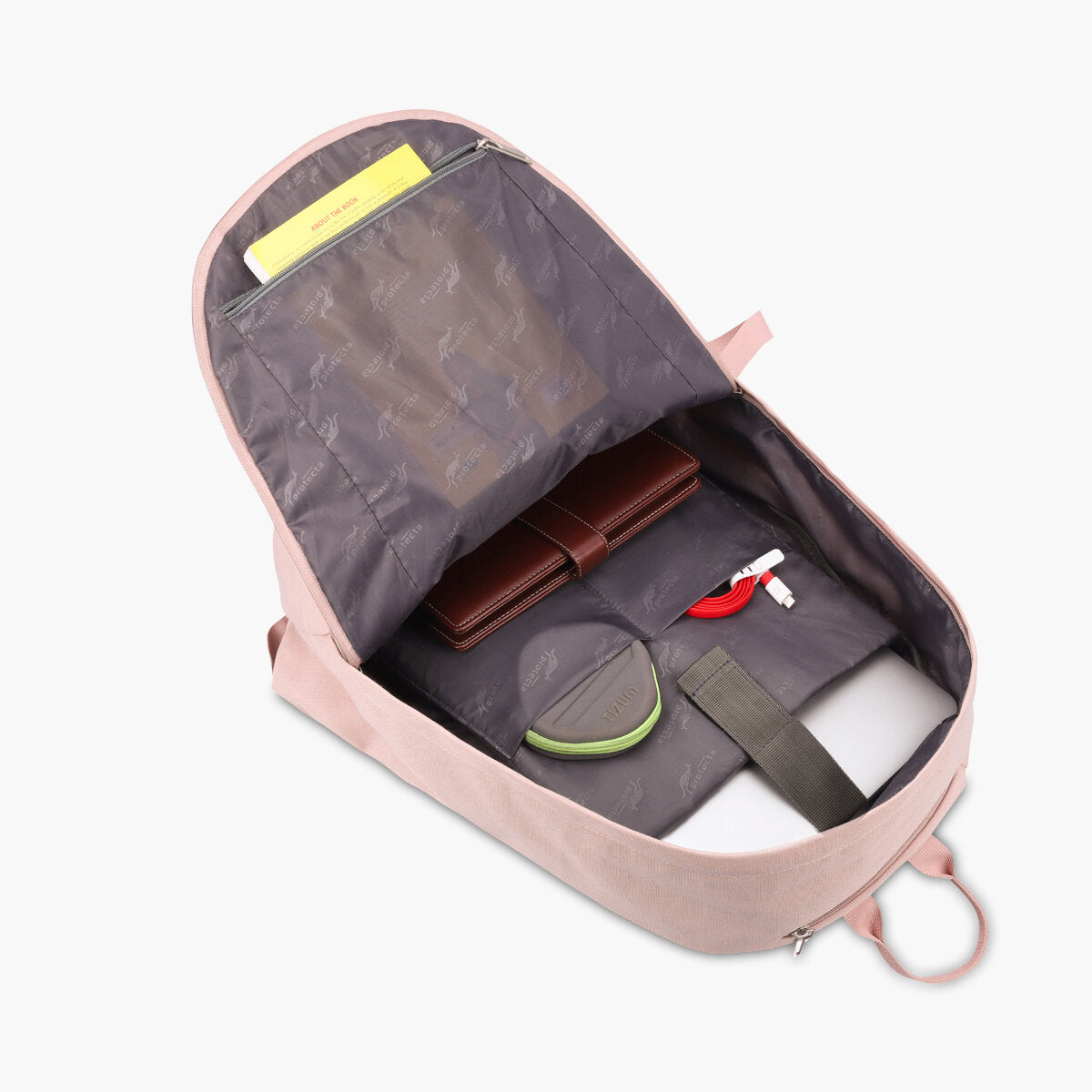 Pink | Protecta Steady Progress Laptop Backpack - Main