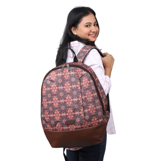 Ethnic Print | Protecta Stride Laptop Backpack - 1