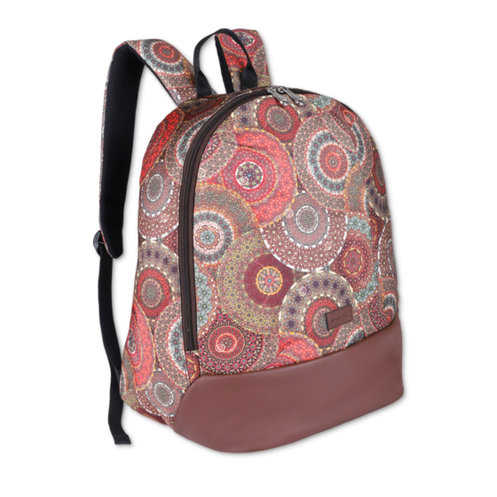 Ethnic Print | Protecta Stride Laptop Backpack - 3