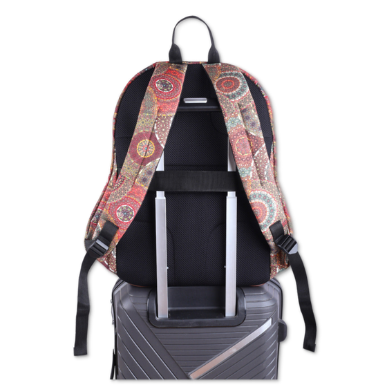 Ethnic Print | Protecta Stride Laptop Backpack - 7