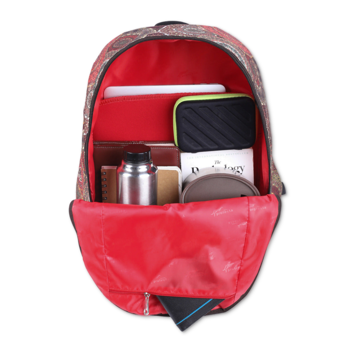 Ethnic Print | Protecta Stride Laptop Backpack - 8