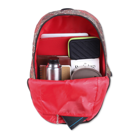 Ethnic Print | Protecta Stride Laptop Backpack - 8