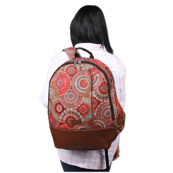 Vintage Print | Protecta Stride Laptop Backpack - Main