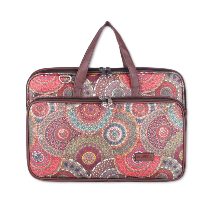 Ethnic Print | Protecta Stride Laptop Bag - 2