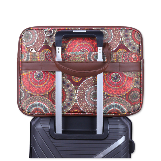 Ethnic Print | Protecta Stride Laptop Bag - 6