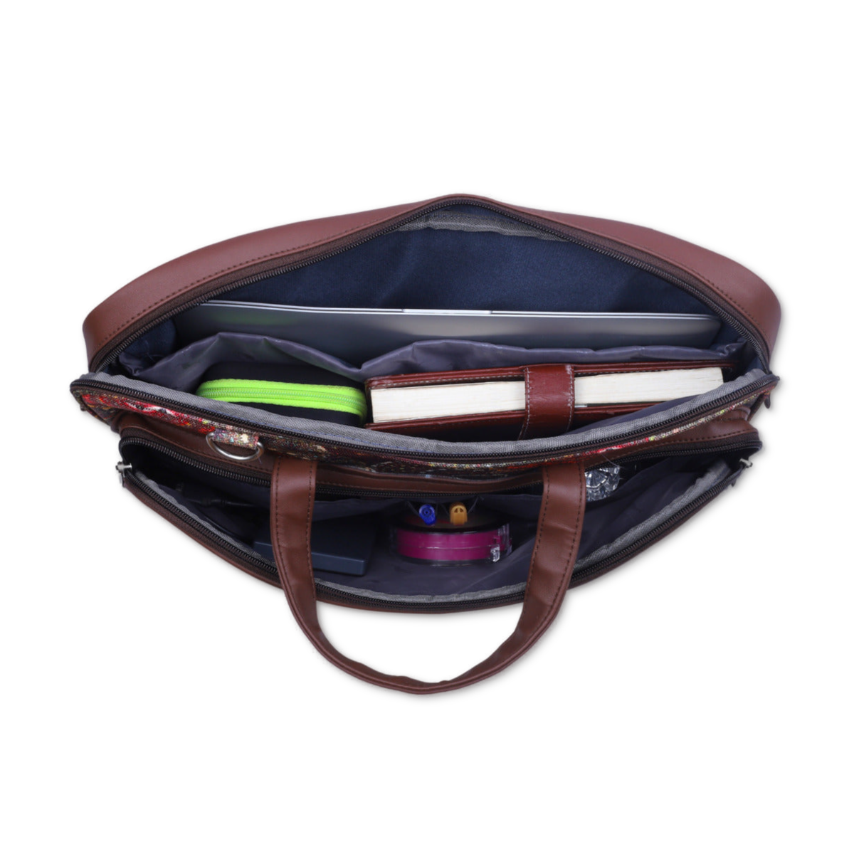 Ethnic Print | Protecta Stride Laptop Bag - 7
