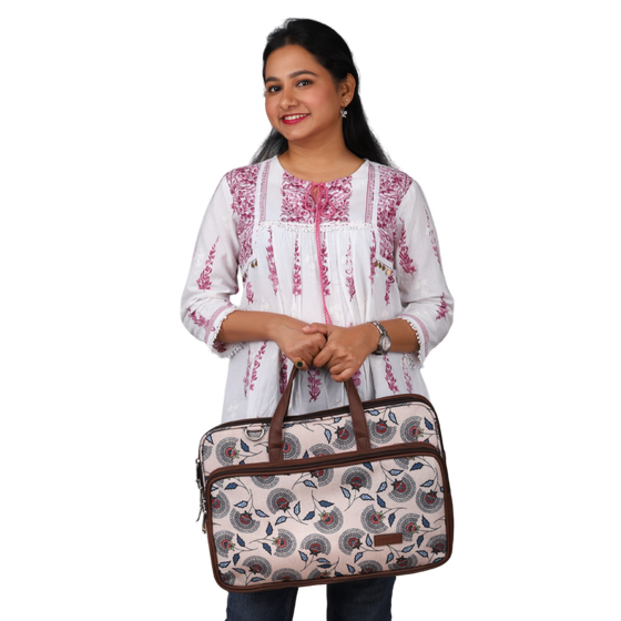 Floral Print | Protecta Stride Laptop Bag - 1