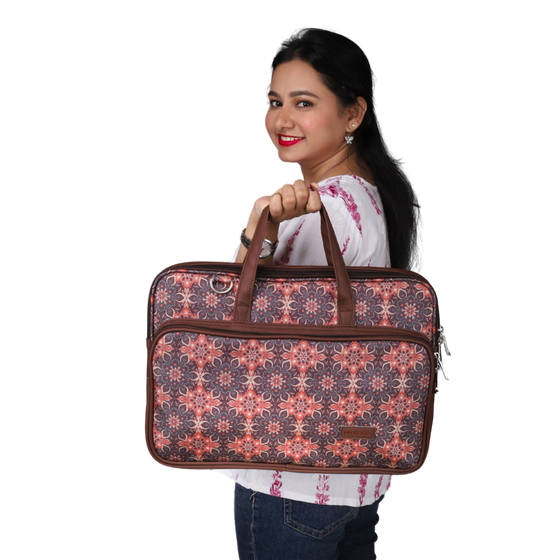 Vintage Print | Protecta Stride Laptop Bag - 1