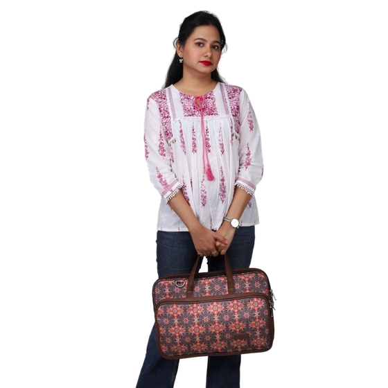 Vintage Print | Protecta Stride Laptop Bag - 2