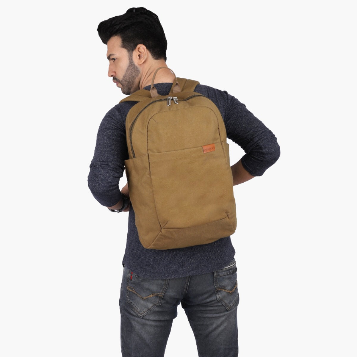 Beige | Protecta Strong Buzz Laptop Backpack - 3