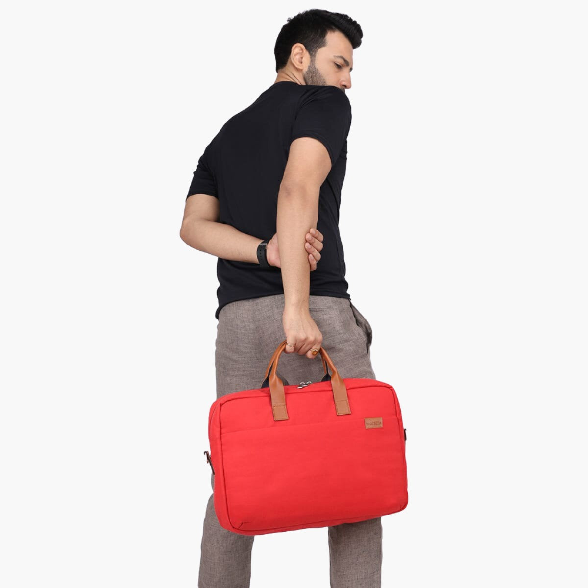 Red | Protecta The Strong Buzz Office Laptop Bag - 3