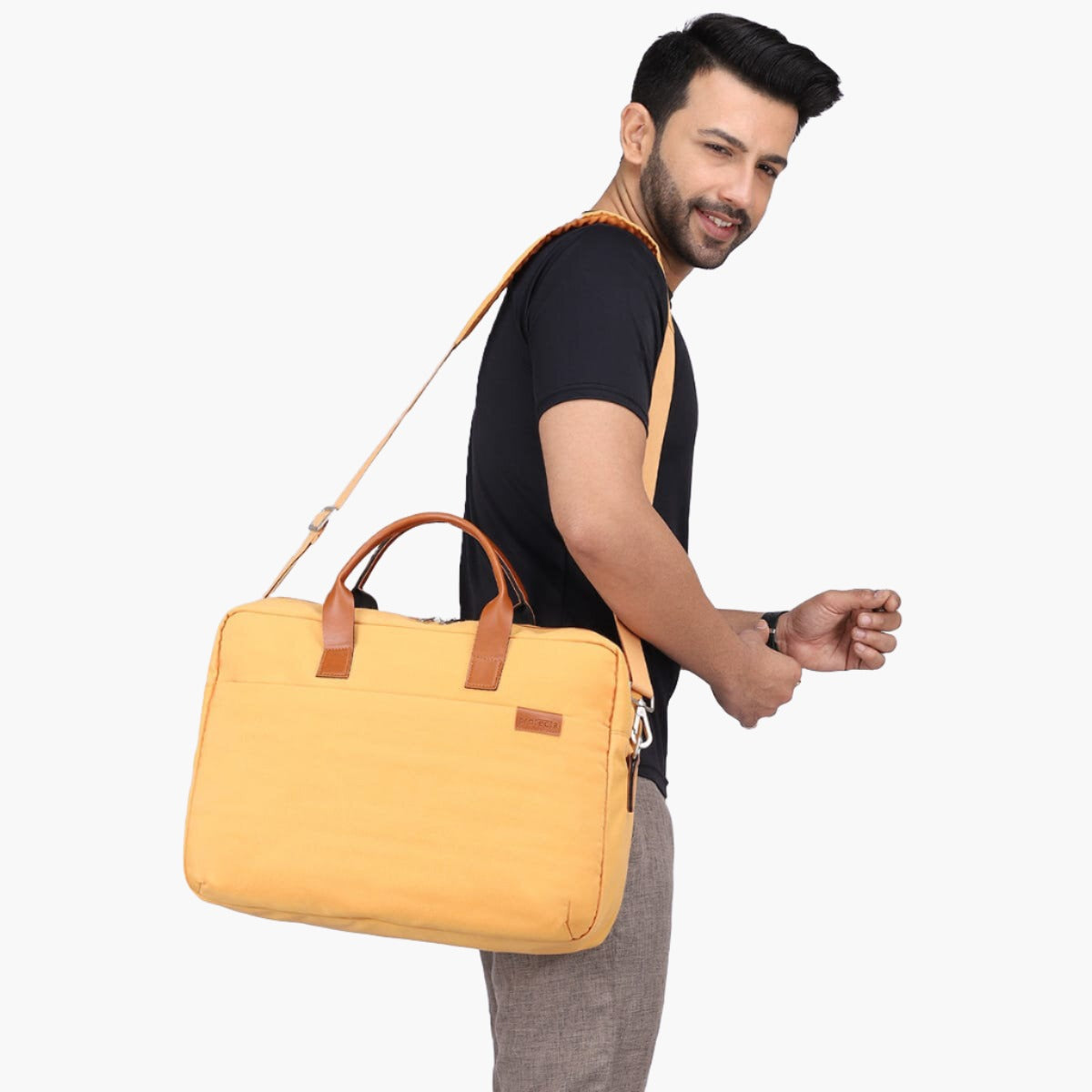 Yellow | Protecta The Strong Buzz Office Laptop Bag - 3