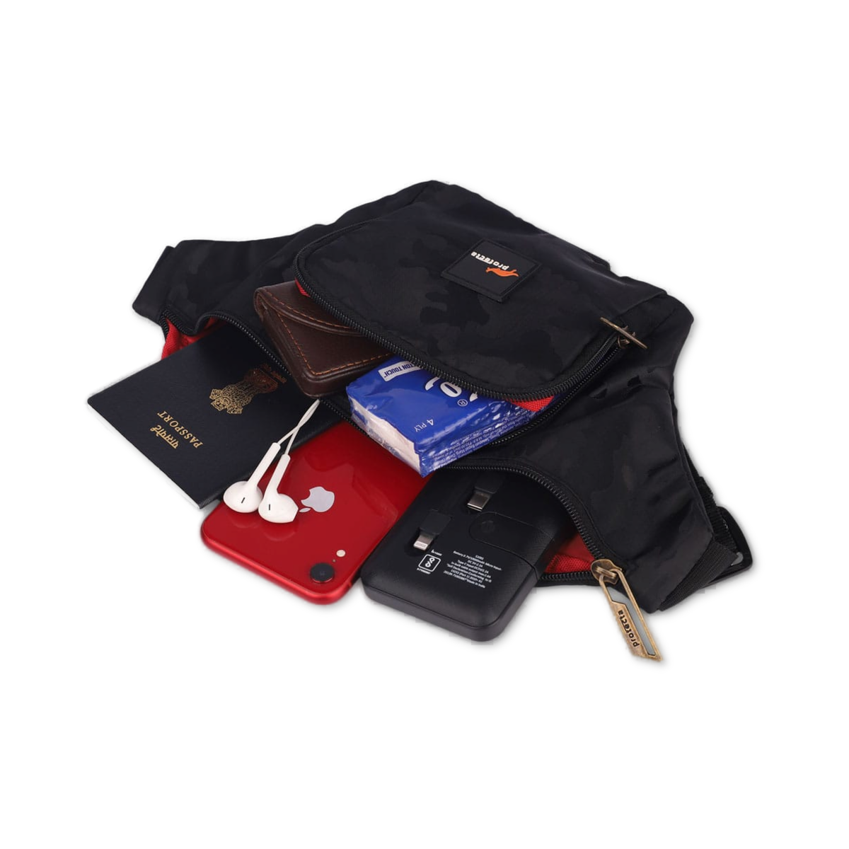 Black | Protecta The Bat Waist Bag-3