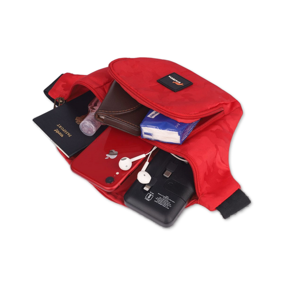 Red | Protecta The Bat Waist Bag-5