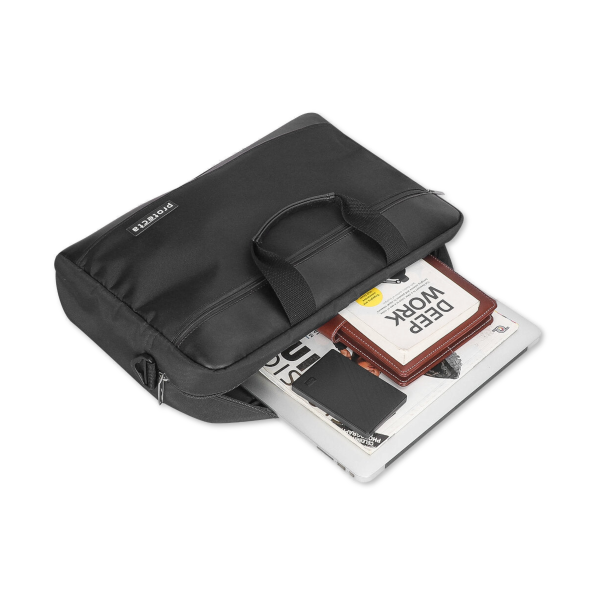 Black | Protecta The Underdog Convertible Briefcase Backpack - 1