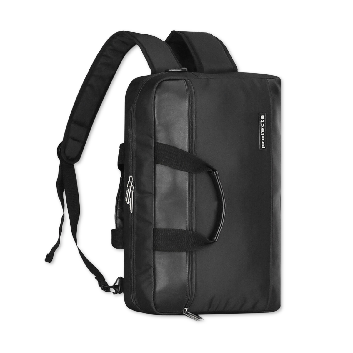 Black | Protecta The Underdog Convertible Briefcase Backpack - 4