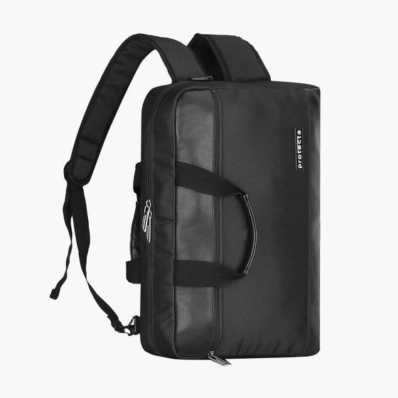 Black | Protecta The Underdog Convertible Briefcase Backpack - 4