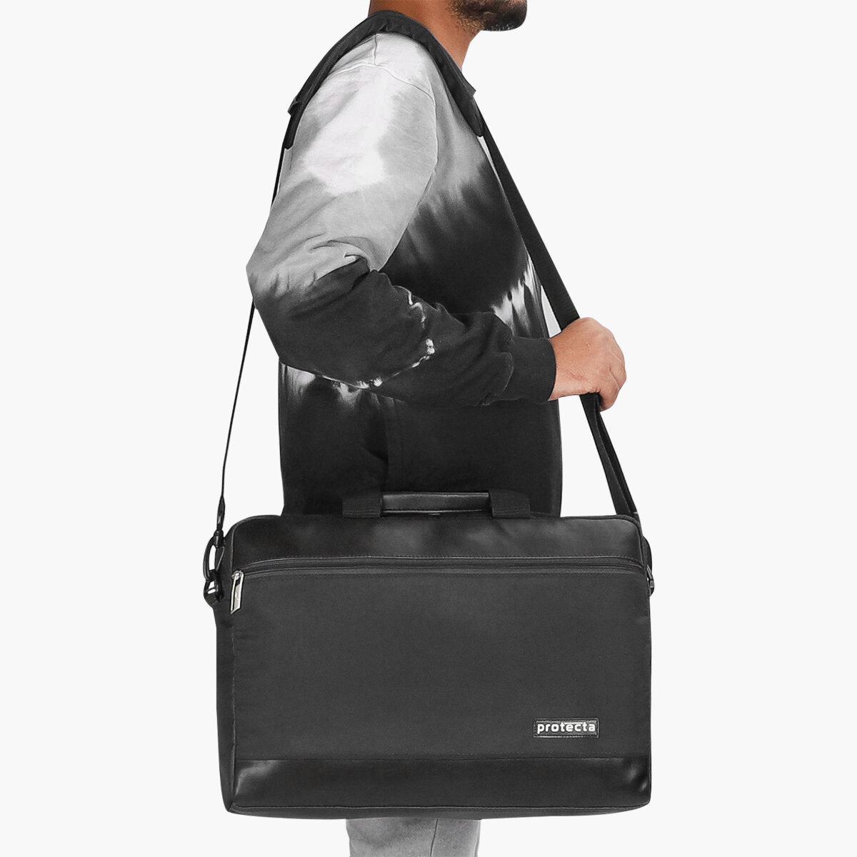 Black | Protecta The Underdog Convertible Briefcase Backpack - 9