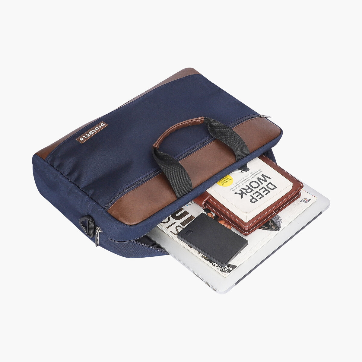 Navy | Protecta The Underdog Convertible Briefcase Backpack - Main