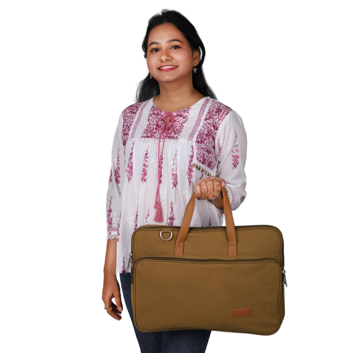 Beige | Protecta Windfall Laptop Bag - 1