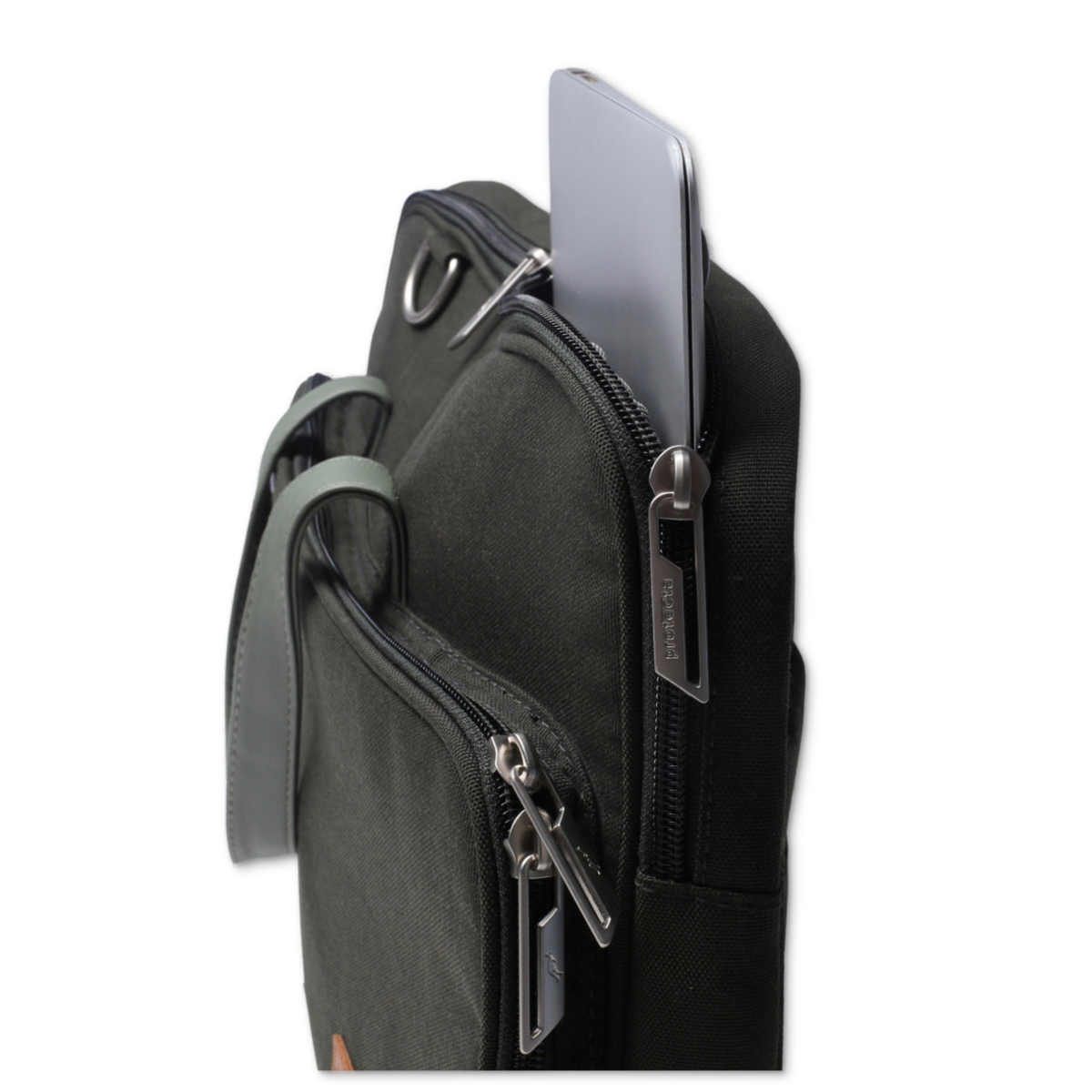 Olive Green | Protecta Windfall Laptop Bag - 7