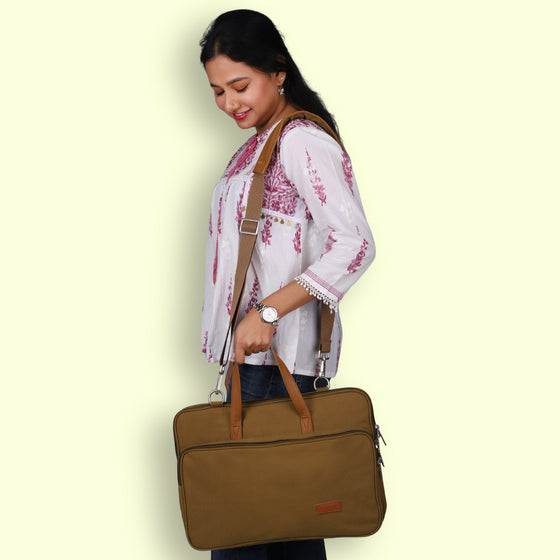 Beige | Protecta Windfall Laptop Bag - 2