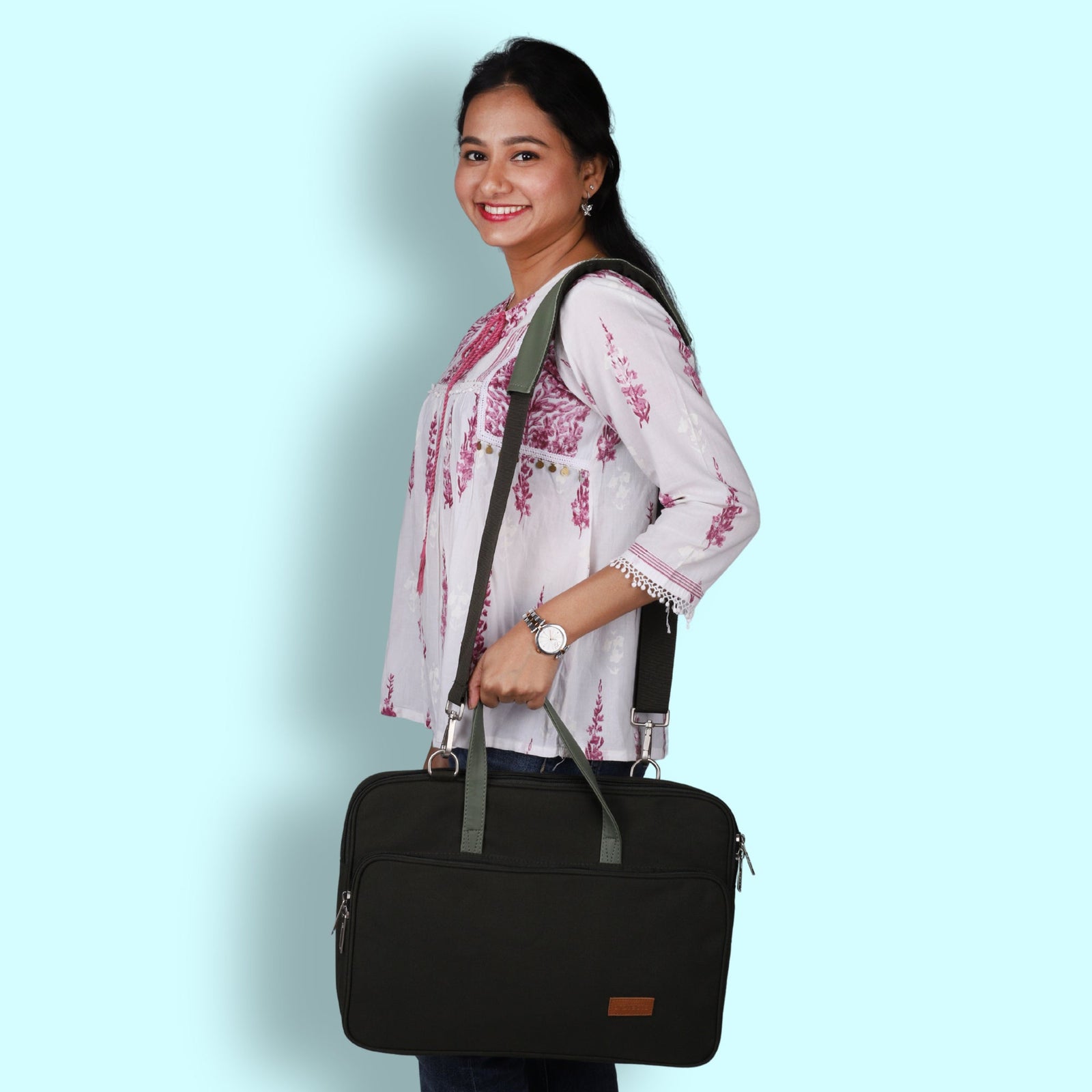 Olive Green | Protecta Windfall Laptop Bag - 2