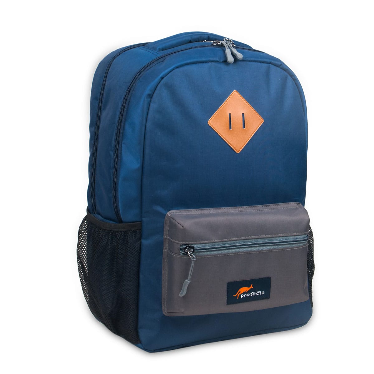 Navy-Grey, Protecta Alpha School & College Backpack-1