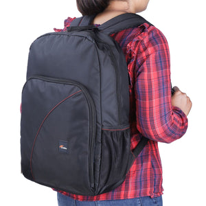 Black-Red | Protecta Atom Laptop Backpack-5