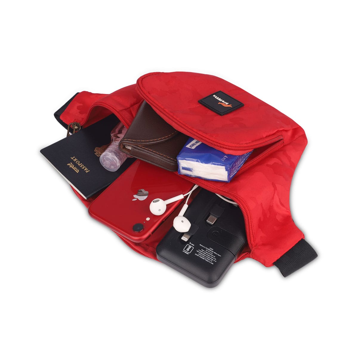 Red | Protecta The Bat Waist Bag-5