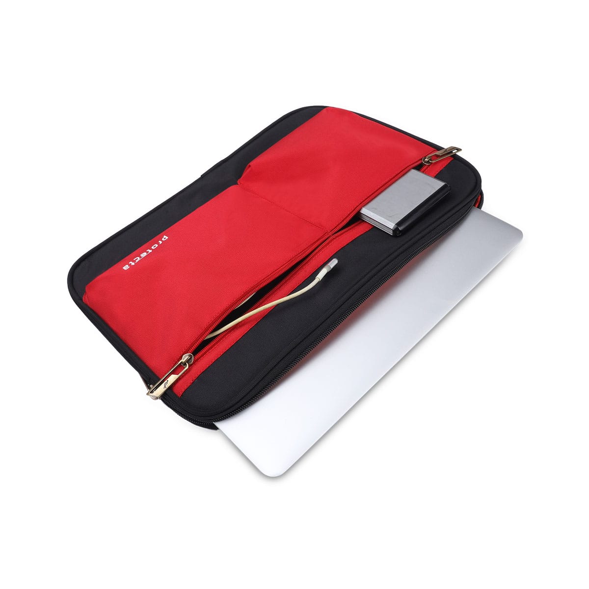 Black-Red | Protecta Binary MacBook Sleeve-5