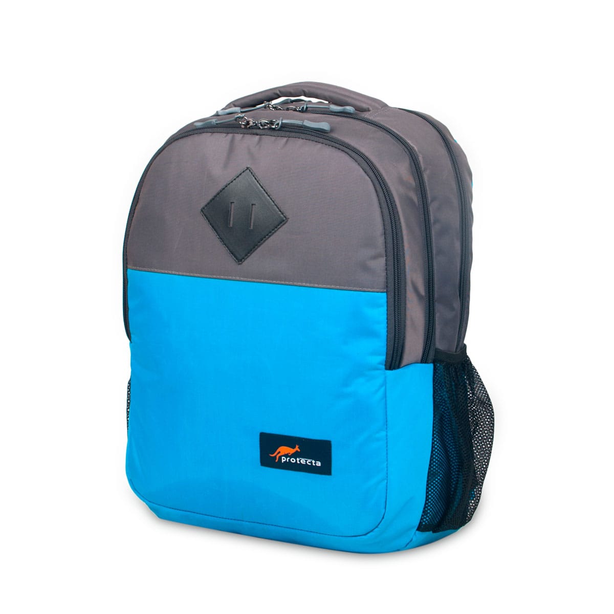 Blue grey backpack sales