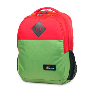 Green-Red, Protecta Bravo School & College Backpack-2