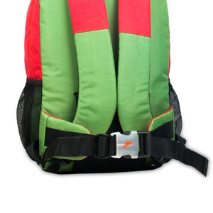 Green-Red, Protecta Bravo School & College Backpack-5
