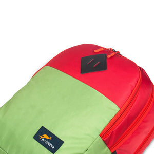 Green-Red, Protecta Bravo School & College Backpack-6