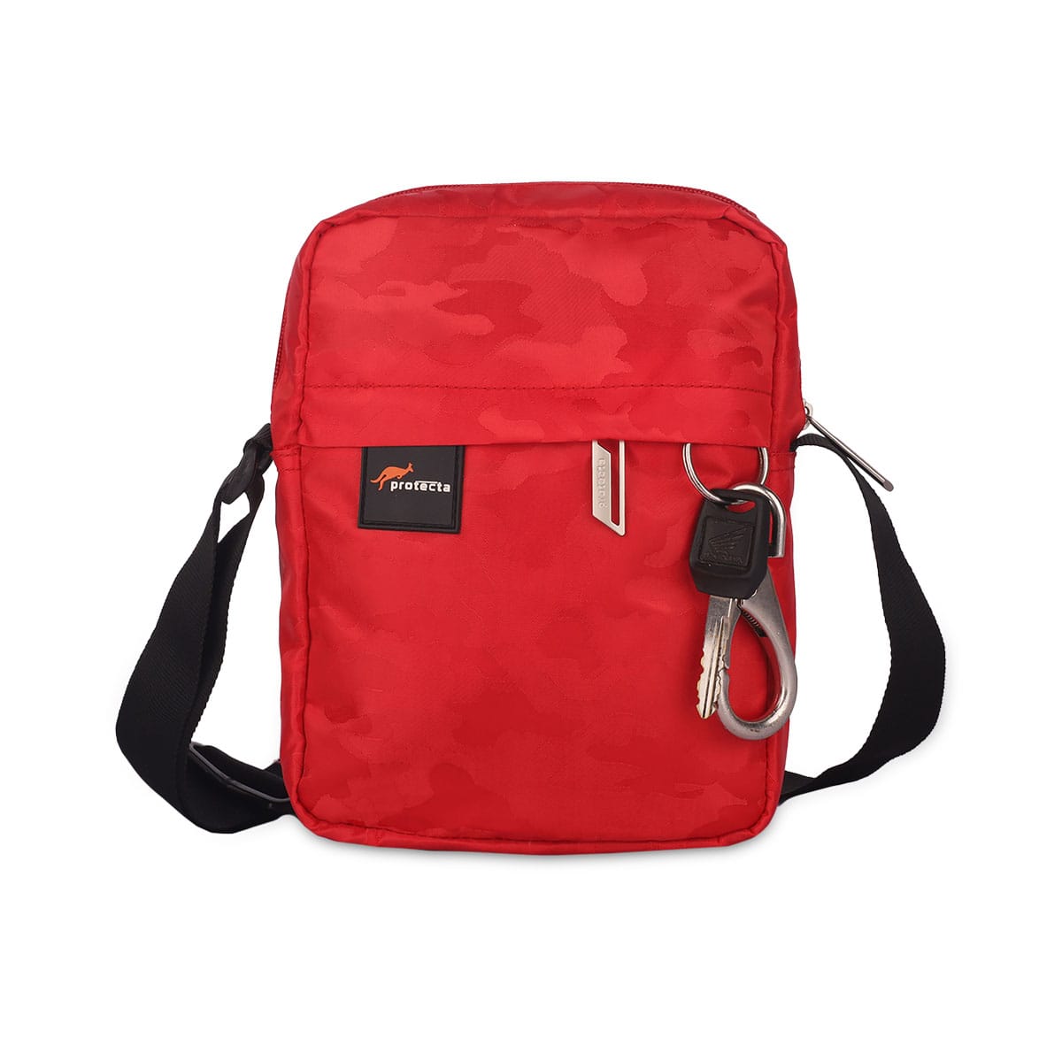 Red| Protecta Camo Unisex Sling Bag-Main