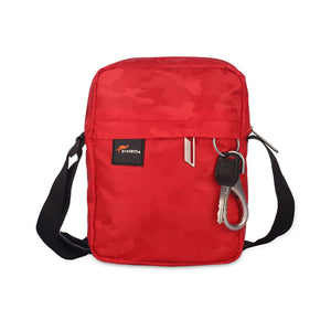 Red| Protecta Camo Unisex Sling Bag-Main