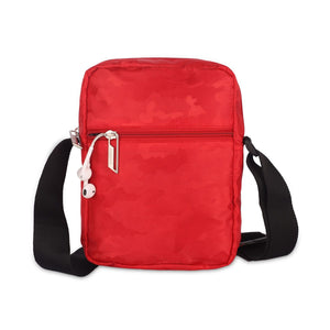 Red| Protecta Camo Unisex Sling Bag-1