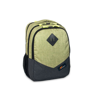 Abbey Grey-Snow Green, Class Apart School & College Backpack-1