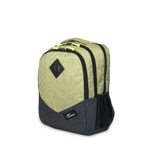 Abbey Grey-Snow Green, Class Apart School & College Backpack-2
